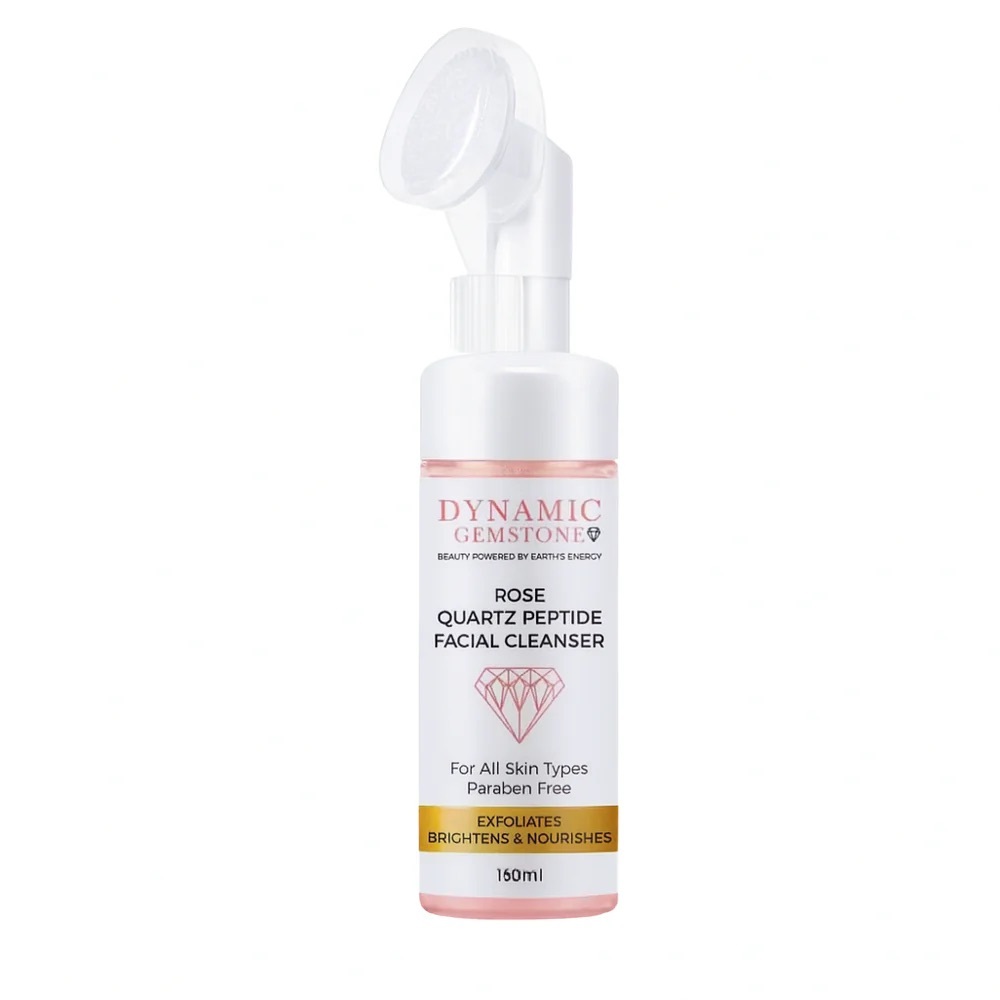NEW Dynamic Gemstone Rose Quartz Peptide Facial Cleanser | 150 ml | MSRP $120